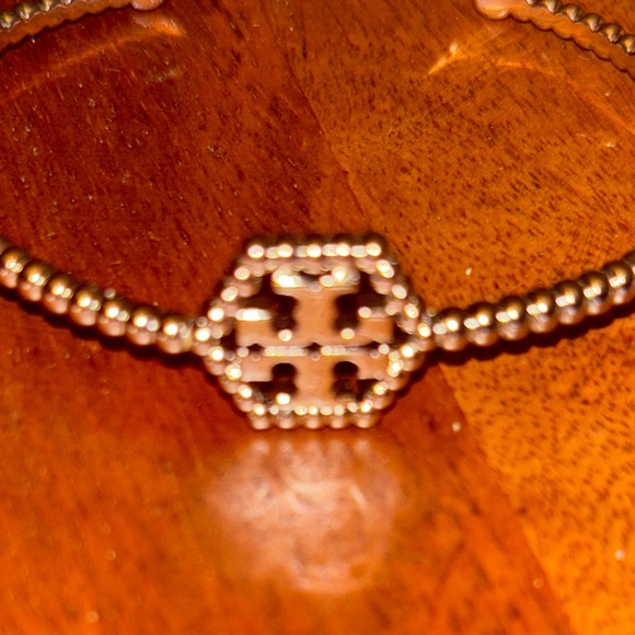 Silver Tory Burch Cuff Bracelet - Picture 2 of 4